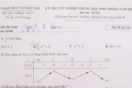 Gợi ý bài giải môn toán thi tốt nghiệp THPT 2020 - đủ 24 mã đề