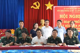 Ký kết tổ chức "Ngày hội Biên phòng toàn dân"