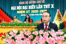 Đồng chí Nguyễn Hồng Hà tái đắc cử Bí thư Huyện ủy Chư Sê