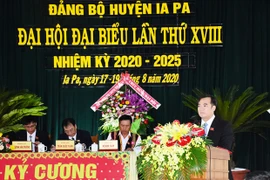 Đại hội đại biểu Đảng bộ huyện Ia Pa lần thứ XVIII: Thông qua 20 chỉ tiêu chủ yếu trong nhiệm kỳ 2020-2025