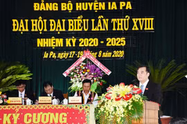 Đại hội đại biểu Đảng bộ huyện Ia Pa lần thứ XVIII: Thông qua 20 chỉ tiêu chủ yếu trong nhiệm kỳ 2020-2025