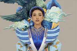 Thúy An lấy truyện Thạch Sanh làm ý tưởng trang phục thi Miss Intercontinental