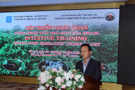 Gia Lai: Tập huấn kỹ thuật công nghệ tưới nhỏ giọt Israel