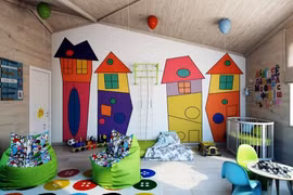 Mẫu phòng ngủ sáng tạo kích thích trí tưởng tượng dành cho bé