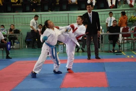 Hơn 300 vận động viên tranh tài ở bộ môn Karatedo tại Hội khỏe Phù Đổng tỉnh Gia Lai lần thứ X