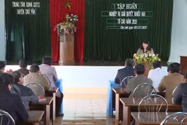 Chư Pah: Tập huấn nghiệp vụ giải quyết khiếu nại tố cáo