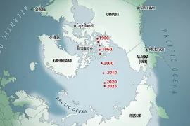 Bắc Cực trôi nhanh từ Canada sang Nga, trái đất sắp đảo ngược?