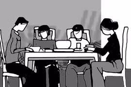 Gia đình dấu yêu: Cả nhà cùng 'cơm'