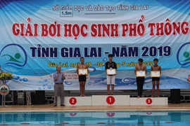 Lần đầu tổ chức giải bơi dành cho học sinh phổ thông tại Gia Lai