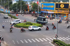 Tiềm ẩn tai nạn tại các vòng xoay giao thông tại TP.Pleiku