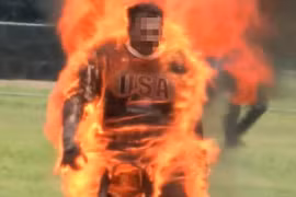 Người đàn ông tự thiêu gần Nhà Trắng gây sốc