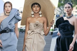 Hoàng Yến, H'Hen Niê, Minh Tú đọ trình catwalk ở Sydney