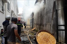 Cháy lớn tại Trung tâm Nghiên cứu thực nghiệm Nông-Lâm nghiệp Lâm Đồng