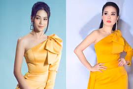 Sao Việt 'mê' váy lệch vai của Nguyễn Hà Nhật Huy