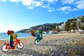 Vẻ đẹp của New Zealand trên hành trình của 'phượt thủ Lego'