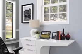 Mẫu bàn làm việc mang phong cách hiện đại