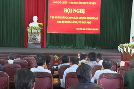 Chư Pah: Tập huấn nâng cao chất lượng sinh hoạt chi bộ thôn, làng, TDP