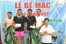 Giải Quần vợt tỉnh Kon Tum mở rộng: Gia Lai giành 8 giải thưởng