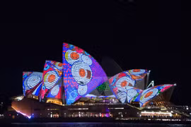 Mãn nhãn với những màn trình diễn ở Lễ hội ánh sáng Australia