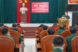 Tập huấn và kiểm tra Đồn trưởng Đồn Biên phòng