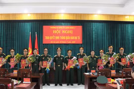 Quân đoàn 3: 10 sĩ quan được thăng quân hàm Đại tá