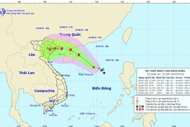 Trong 24 giờ tới, áp thấp nhiệt đới mạnh lên thành bão