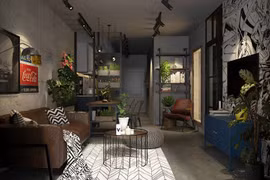 Căn hộ trang trí theo phong cách truyện tranh