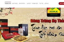 Nhãn viên nang Đông Trùng Hạ Thảo Hima sai sự thật