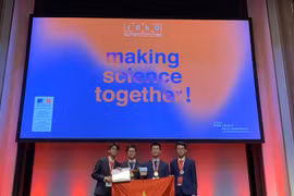 Việt Nam giành 2 huy chương vàng,2 huy chương bạc Olympic Hóa học quốc tế