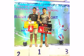 Giải Quần vợt Viettennis Nha Trang mở rộng:Gia Lai giành 2 giải nhất,1 giải ba
