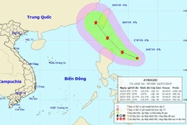 Xuất hiện áp thấp nhiệt đới gần Biển Đông