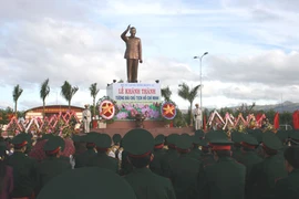 Binh đoàn 15: Khánh thành tượng đài Chủ tịch Hồ Chí Minh