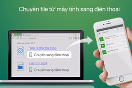 Cốc Cốc thêm tính năng chuyển file từ máy tính sang di động