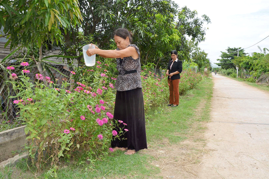 "Làng phụ nữ kiểu mẫu" ở xã Chư Mố