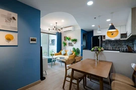 Căn hộ có màu sắc tươi vui của bà mẹ đơn thân