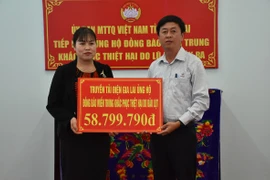 Ủy ban MTTQ Việt Nam tỉnh Gia Lai tiếp nhận ủng hộ đồng bào miền Trung