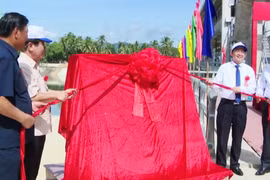 Bình Định: Khánh thành đập ngăn mặn "trăm tỷ"