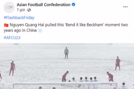 AFC: Quang Hải đá phạt như Beckham vẽ đường cong