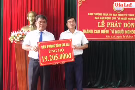 Gia Lai phát động Tháng cao điểm "Vì người nghèo"