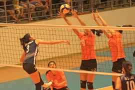 Phố núi sôi động với giải đấu bóng chuyền đỉnh cao