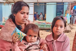 Tang thương ập xuống gia đình nghèo