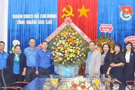 Phó Bí thư Tỉnh ủy Châu Ngọc Tuấn thăm, chúc mừng Đoàn Thanh niên Cộng sản Hồ Chí Minh tỉnh