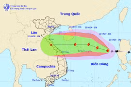 Bão số 8 vào đất liền, khả năng sẽ xuất hiện ngay bão số 9