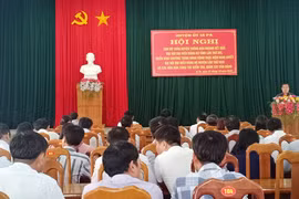 Ia Pa: Cán bộ chủ chốt toàn huyện nghe thông báo kết quả Đại hội đại biểu Đảng bộ tỉnh lần thứ XVI