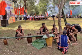 Phục dựng lễ cúng giọt nước của người Jrai