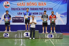 Giải Bóng bàn TP. Pleiku lần thứ 34: Nâng tầm chất lượng