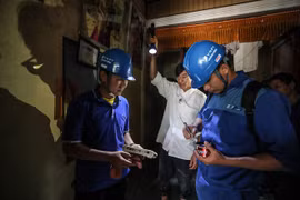 VinaPhone, MobiFone và Viettel bắt tay chuyển mạng cho thuê bao vùng lũ