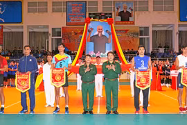 Khai mạc Giải bóng chuyền cúp Quân đội mở rộng năm 2020