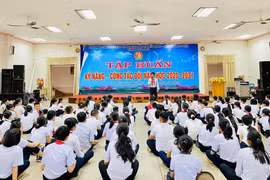 122 đội viên tham gia tập huấn kỹ năng công tác Đội