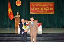 Ông Vũ Đình Hạnh được bầu giữ chức Chủ tịch UBND huyện Chư Prông